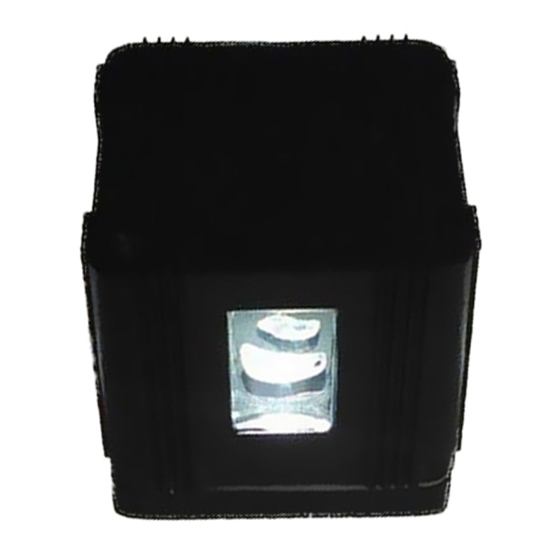 Frendorf | Einfache kubische 4-seitige Wandbeleuchtung Ideen Aluminium Party LED Wandlampe in Schwarz, Lila/Blau/Rot Licht