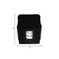 Frendorf | Einfache kubische 4-seitige Wandbeleuchtung Ideen Aluminium Party LED Wandlampe in Schwarz, Lila/Blau/Rot Licht