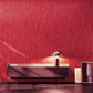 Postmoderne Streifen Tapete 33' x 20,5" Zeitgenössische Wanddekoration für den Hochzeitsraum in leuchtendem Rot
