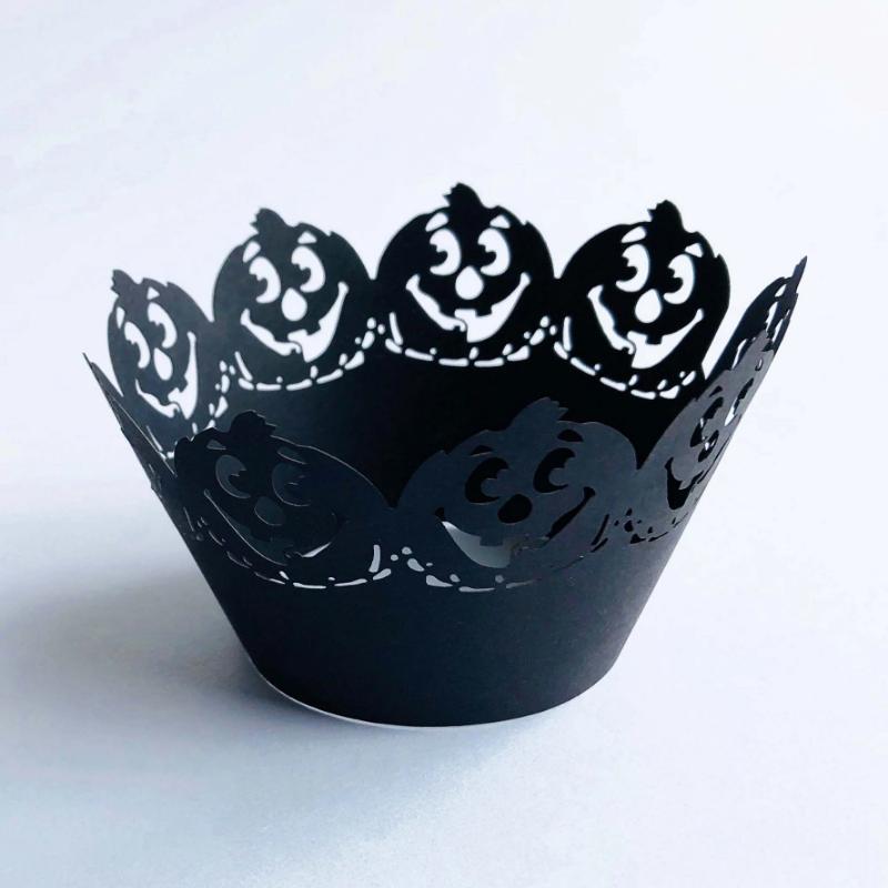 Frendorf | Halloween-Dekoration Cupcake-Hüllen Partyzubehör, 50 Stück