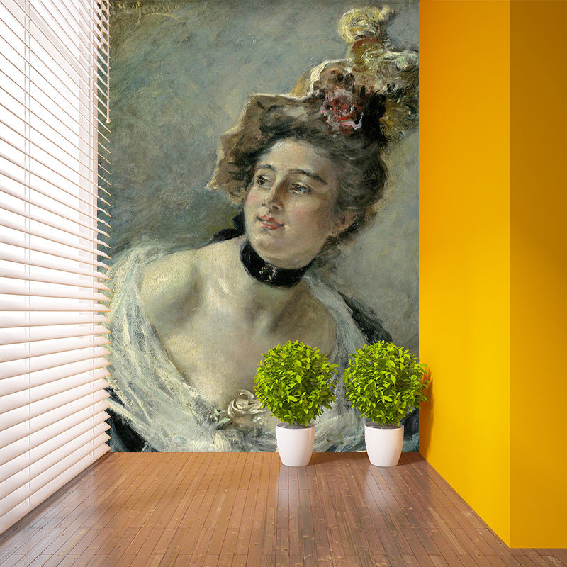 Frendorf | Elegante Frauen Wandtapete für das Schlafzimmer Europäische Wanddekoration, Personalisierte Größe verfügbar