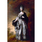 Victoria Portrait Gräfin Isabella Wandmural Braun Fleckenresistente Wandverkleidung für Schlafzimmer