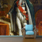Porträt Louis Alexandre Berthier Wandklassik Vliesmaterial Wanddeko in Blau-Weiß