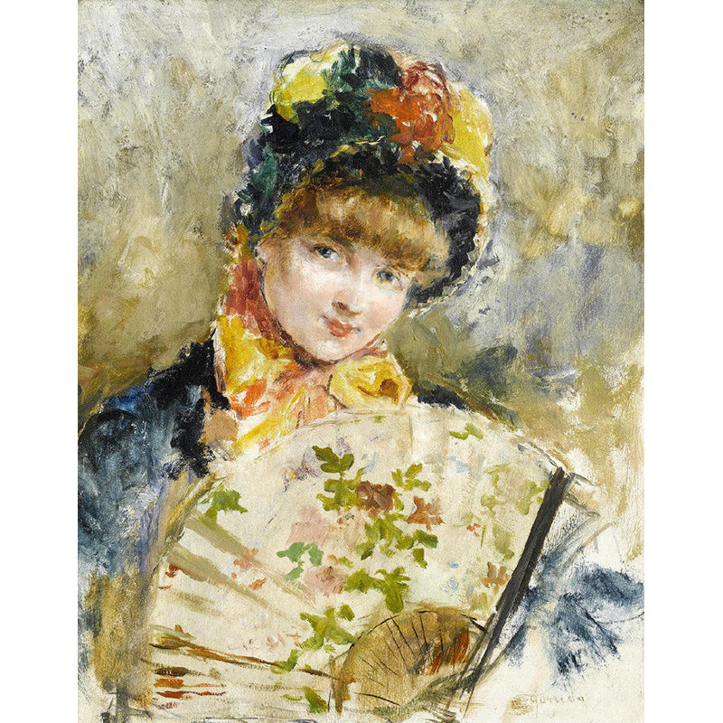 Frendorf | Braun Europäische Wandkunst individuell bedrucktes glamouröses Damen Wandbild Aufkleber für Schlafzimmer