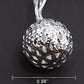 Solar-Lichterkette, marokkanischer Ball, bunte LED-Weihnachtsbeleuchtung, Eisenkugeln, Dekoration für den Außenbereich