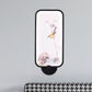 Frendorf | Acryl Rechteck Wandmural Licht Chinesischer Stil LED schwarze wandmontierte Lampe mit Vogel Muster