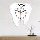 Zahnarztpraxis Themed Stille Wanduhr
