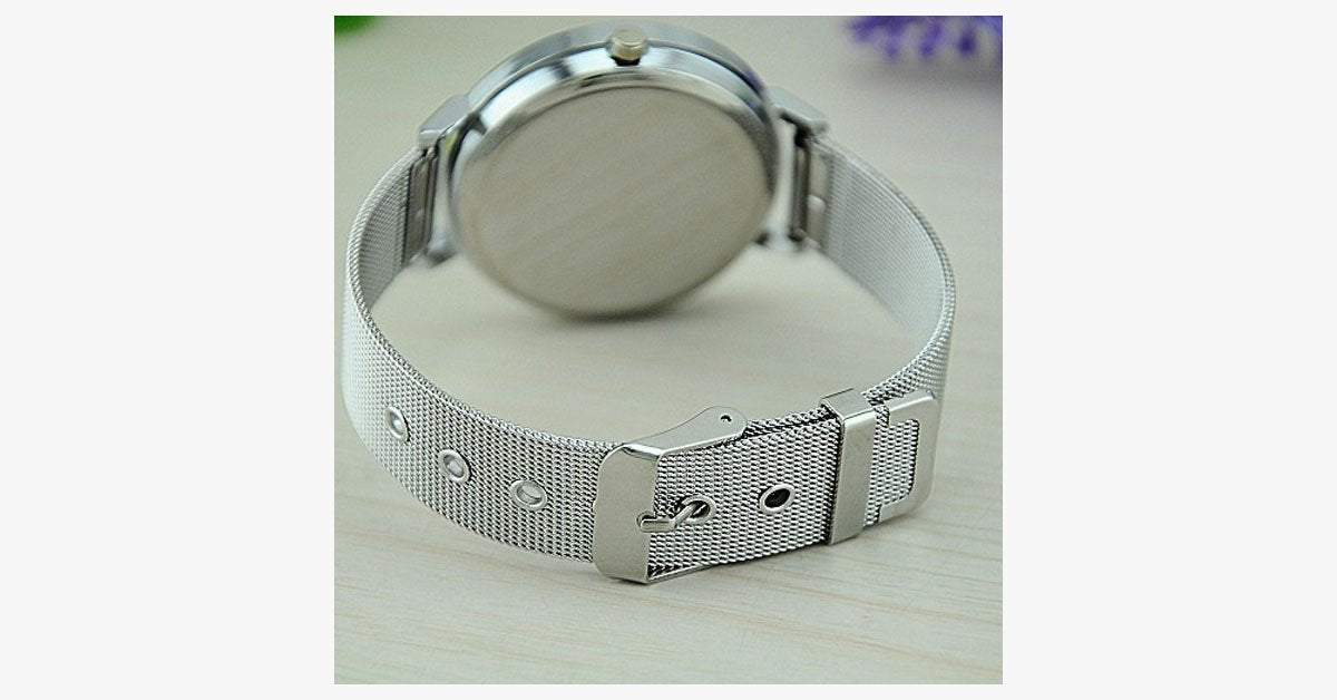 Frendorf | Blaue Rose Uhr