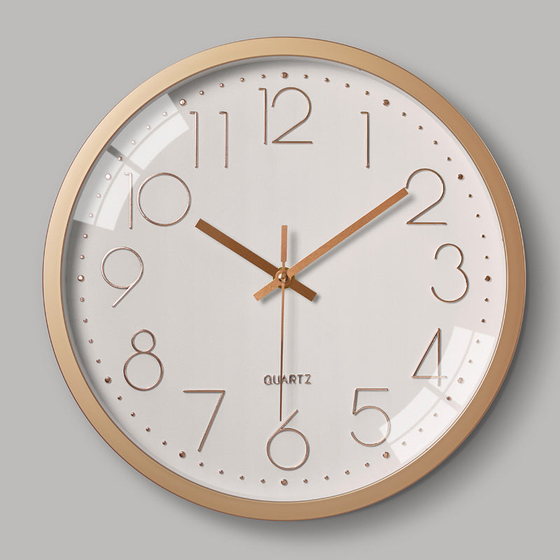Einfaches Design 3D Lautloser Klassenraum-Wanduhr 30 cm