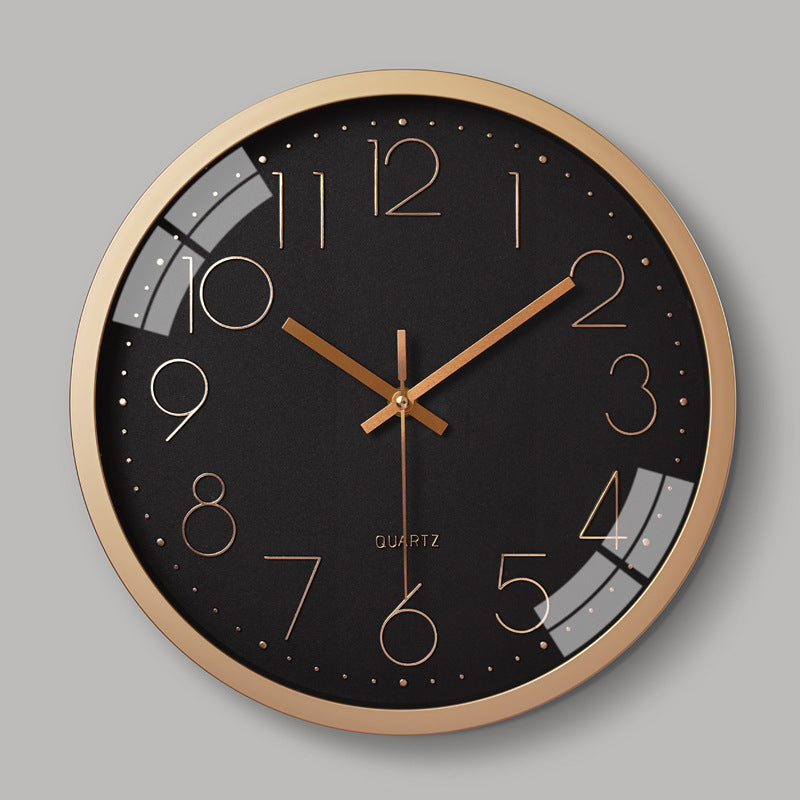 Einfaches Design 3D Lautloser Klassenraum-Wanduhr 30 cm