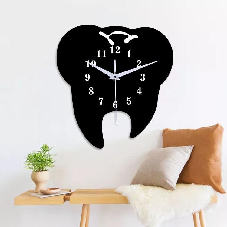 Zahnarztpraxis Themed Stille Wanduhr