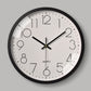 Einfaches Design 3D Lautloser Klassenraum-Wanduhr 30 cm