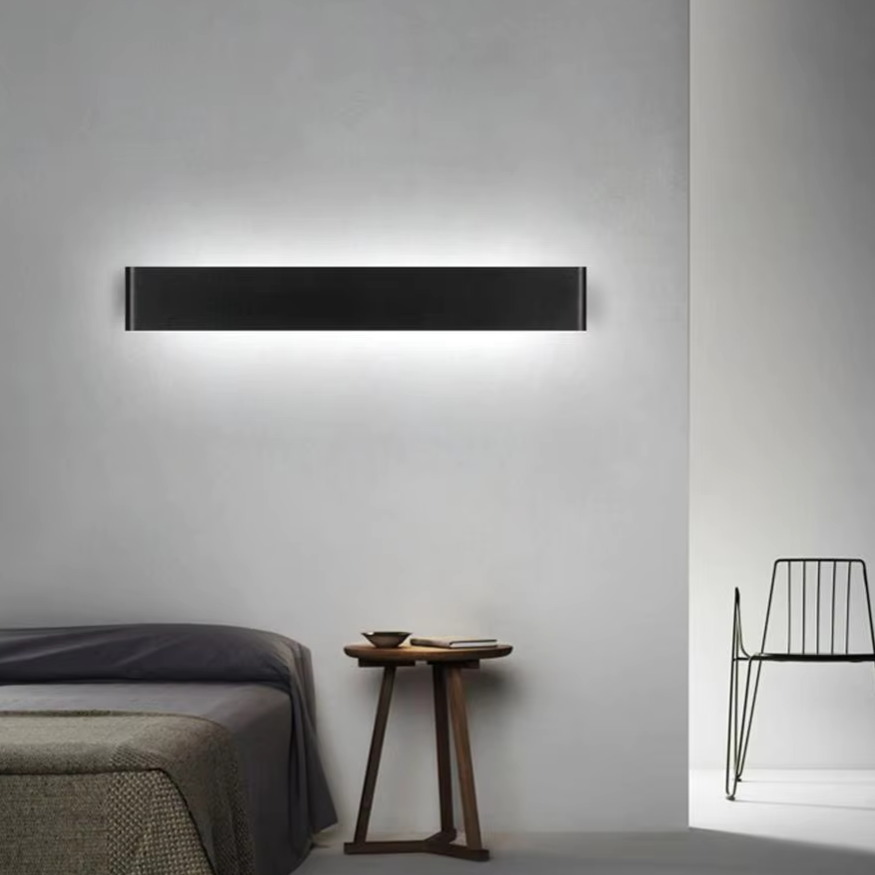 Nordic LED Wandleuchte - Moderne gebürstete Aluminium Innenwandleuchte