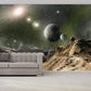 Neuheit Globus Planeten Wandbilder Braun Kinderzimmer Wanddeko, Personalisierte Größe
