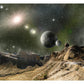 Neuheit Globus Planeten Wandbilder Braun Kinderzimmer Wanddeko, Personalisierte Größe