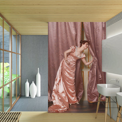 Frendorf | Illustration Dignified Beauty Wandtapete Extra Large Wandkunst für Schlafzimmer, benutzerdefiniert gedruckt