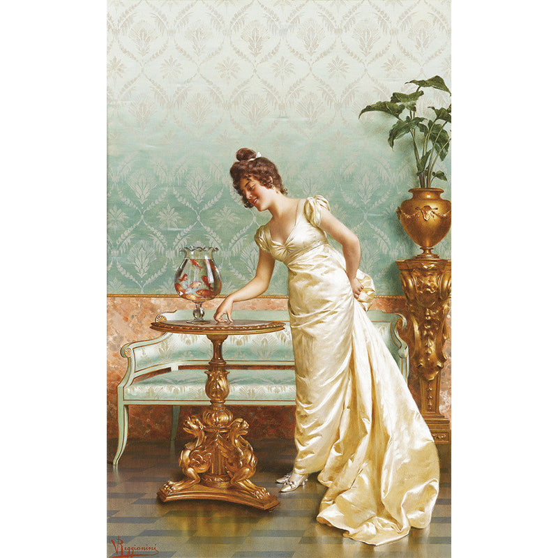 Wasserdichte Fairy Beauty Wandtapete Vlies Nostalgische Wanddekoration für das Wohnzimmer
