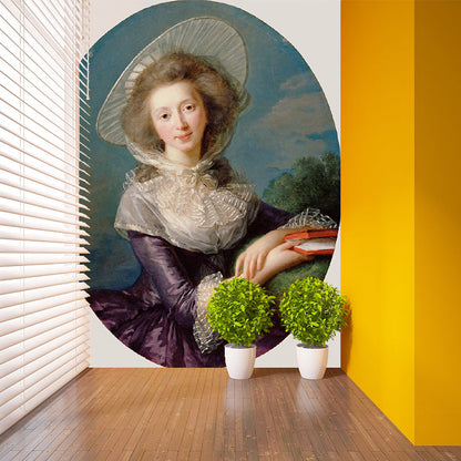 Klassische Madame Le Brun Wandbilder Blau-Violett Wohnzimmer Wanddekoration, benutzerdefinierte Größe verfügbar