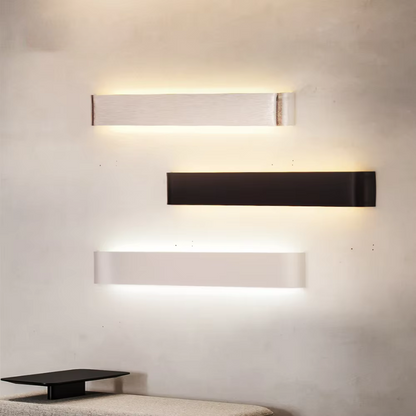 Nordic LED Wandleuchte - Moderne gebürstete Aluminium Innenwandleuchte