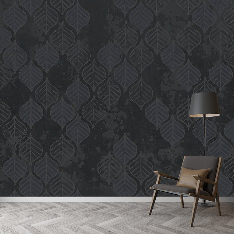 Frendorf | Bladeren Wandpaper Muren Eenvoud Stijlvast Slaapkamer Wandbekleding, Aangepaste grootte