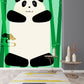 Frendorf | Grüne Panda Wandtapeten-Murals Fleckenfrei Cartoon Kinderzimmer Wanddekoration, Vliesstoffe