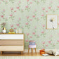 Rust Lily Blossom Tapete für Akzentwand 31' L x 20.5" B Wanddekoration in hellem Farbton