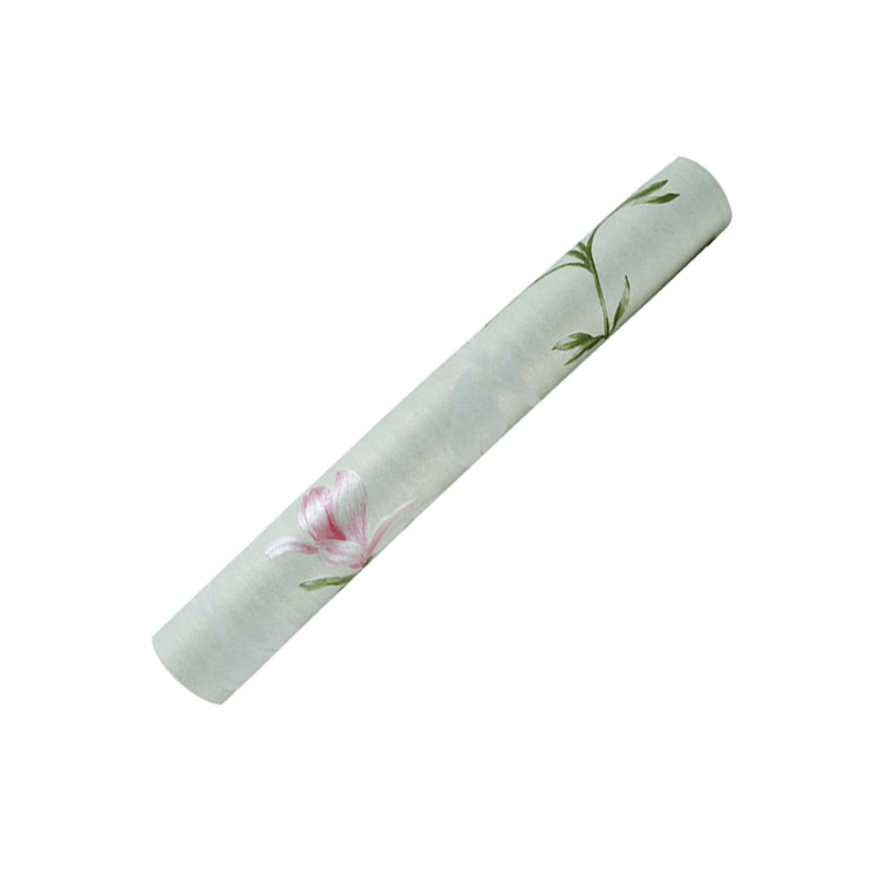 Rust Lily Blossom Tapete für Akzentwand 31' L x 20.5" B Wanddekoration in hellem Farbton