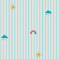 Frendorf | Gestreiftes Kinder-Tapete mit Wolken, 118587, Joules, Graham&Brown