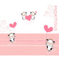 Frendorf | Koeien en Hart Ballon Muur Decal Cartoon Waterdicht Baby Kamer Muur Decor, Volledige Grootte