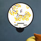Frendorf | Asiatische stijl afgeronde natuurlijke landschap muurschildering lichte acryl LED woonkamer wandlamp in zwart