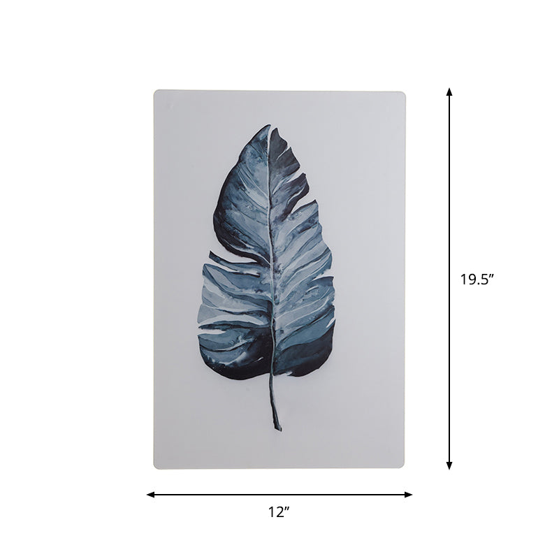Frendorf | Weißes Rechteck Banana Leaf Wandlampe Nordic Style LED Acryl Wandleuchte