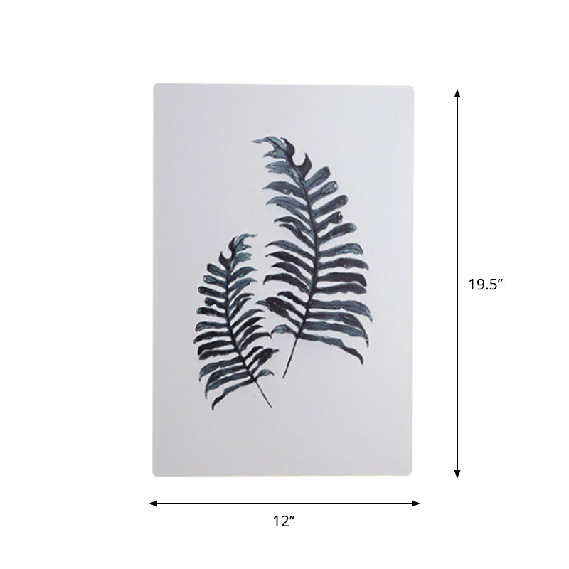 Frendorf | Weißes Rechteck Banana Leaf Wandlampe Nordic Style LED Acryl Wandleuchte