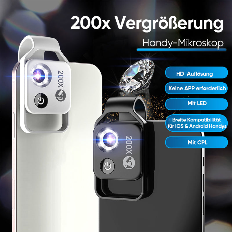 Frendorf | 200x Handy Kamera Mikroskop Objektiv