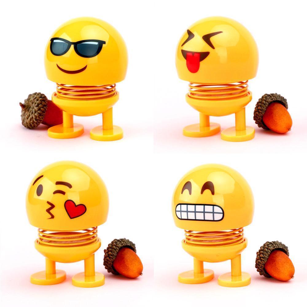 Frendorf | Auto Wackelkopf Emoji Puppe Spielzeug