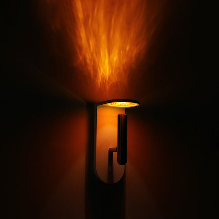 Frendorf | IgnisGlow Industrielle LED Wandlampe | Rotierbar & Verstellbar | Kreative Licht- & Schatteneffekte