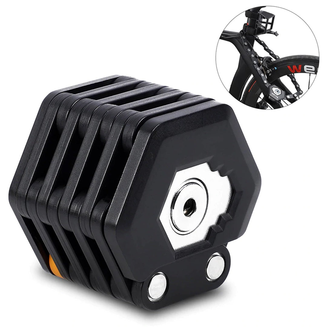 Faltbares Fahrradschloss | Sicher, Kompakt & Leicht - Veilock