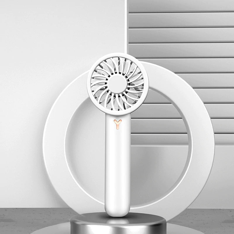 Frendorf | AirBuddy Tragbarer Mini Ventilator | Handheld & Faltbar | Wiederaufladbar | Perfekt für Reisen & Zuhause