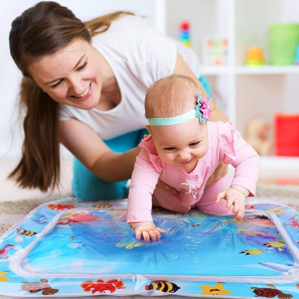Frendorf | Aufblasbare Wasser-Sinnesmatte für Bauchlage für Baby & Haustier