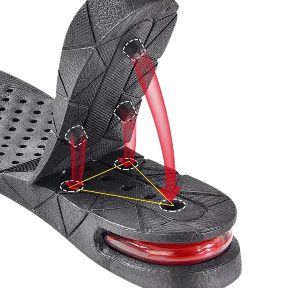 Frendorf | Höhenverstellbare Schuh-Lift-Booster-Einlegesohlen