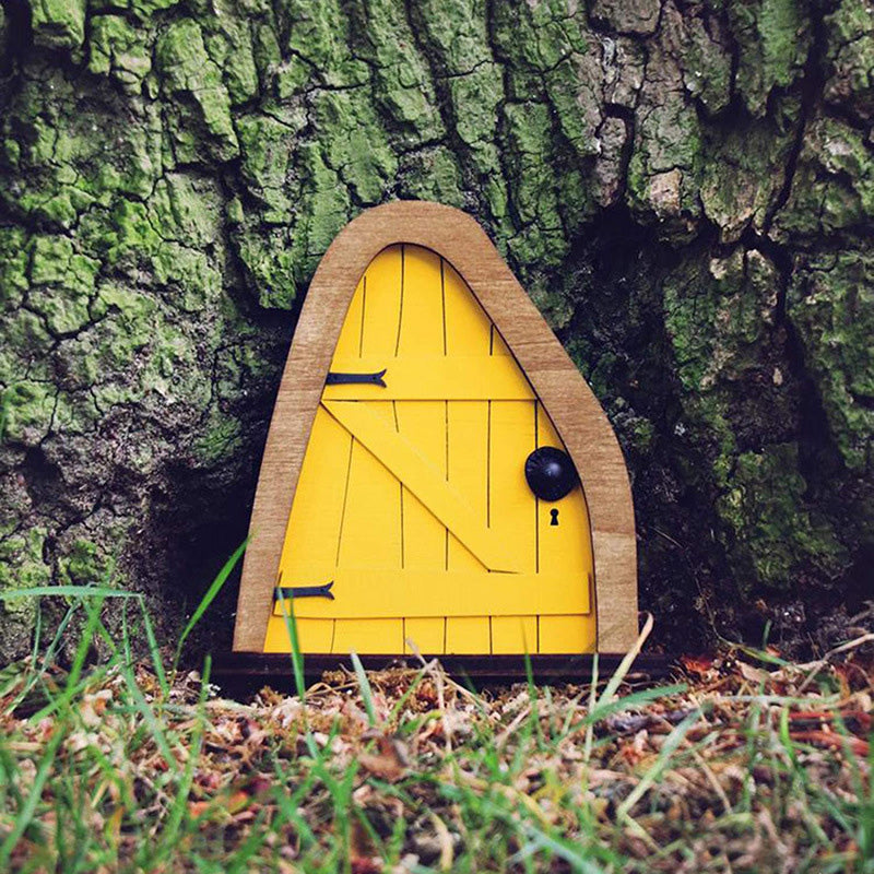Frendorf | FairyHaven Mini-Elfentür | Märchenhafte Dekoration | Fantasievolle Szenen für Zuhause