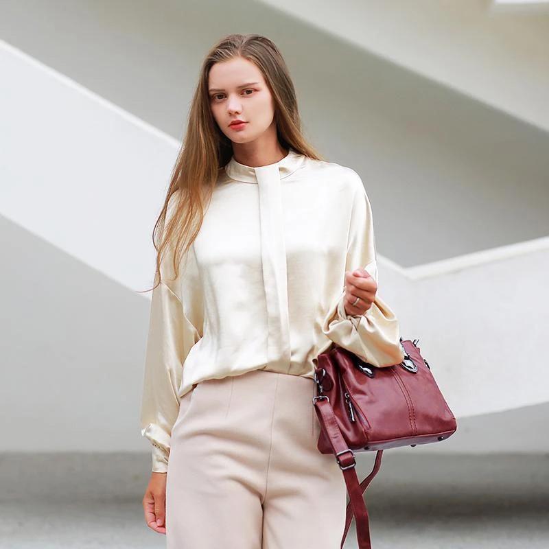 Frendorf | Boston Leder-Handtasche für Damen