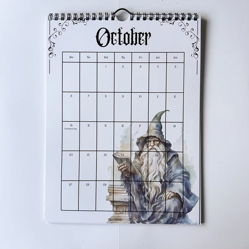 Frendorf | 2025 Vintage Gothic Castle Thema Wandkalender
