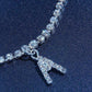 Frendorf | Rhinestone Buchstaben Fußkettchen