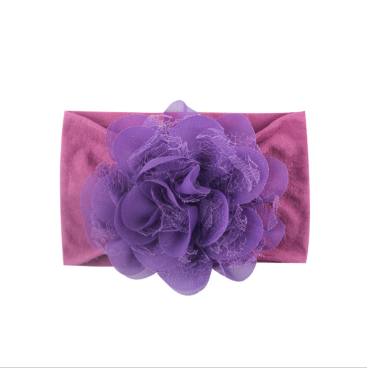 Frendorf | Baby Haarband mit Blume – Weiches Stirnband für Neugeborene & Kleinkinder