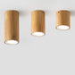 Frendorf | LumaKube Nordic Design LED Deckenleuchte | Holzoptik | Flush Mount | Warmweiß oder Kaltweiß | Stilvolle Beleuchtung für Zuhause