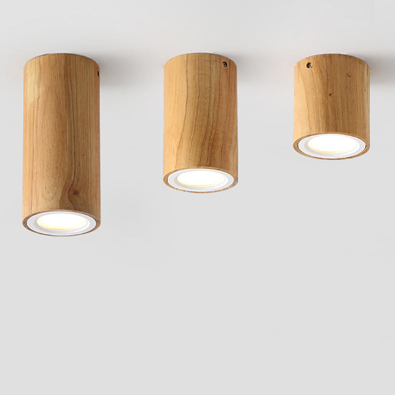 Frendorf | LumaKube Nordic Design LED Deckenleuchte | Holzoptik | Flush Mount | Warmweiß oder Kaltweiß | Stilvolle Beleuchtung für Zuhause