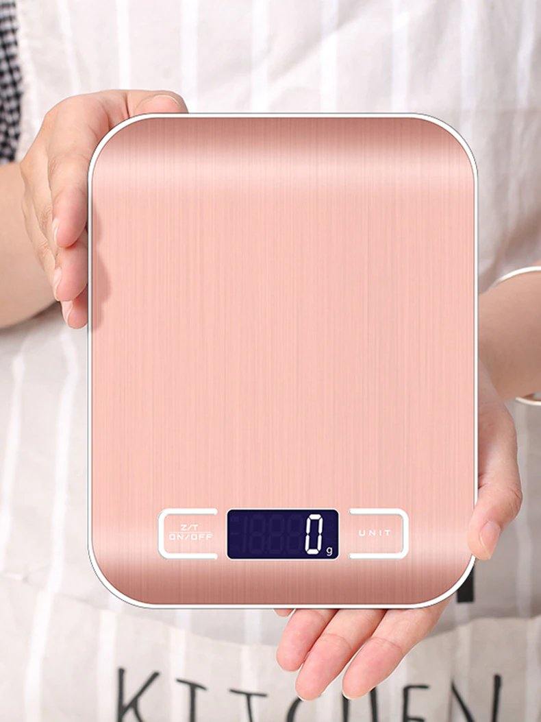 Frendorf | WeighMate Digitale Küchenwaage mit LED Display | Tragbar | Präzise Messungen | Für Backen, Kochen und Diäten