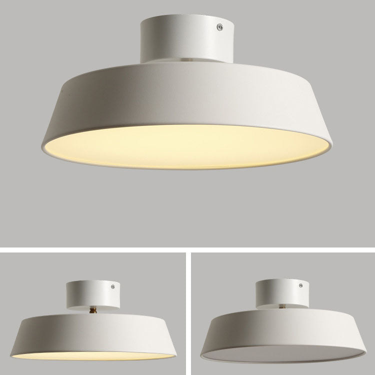 Frendorf | AuraDisk Nordic LED Deckenleuchte | Minimalistisches Runddesign | Aluminium | Flush Mount