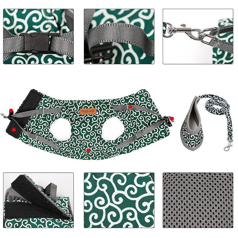 Frendorf | Kat Weste Geschirr und Leine Set für Outdoor Spaziergänge