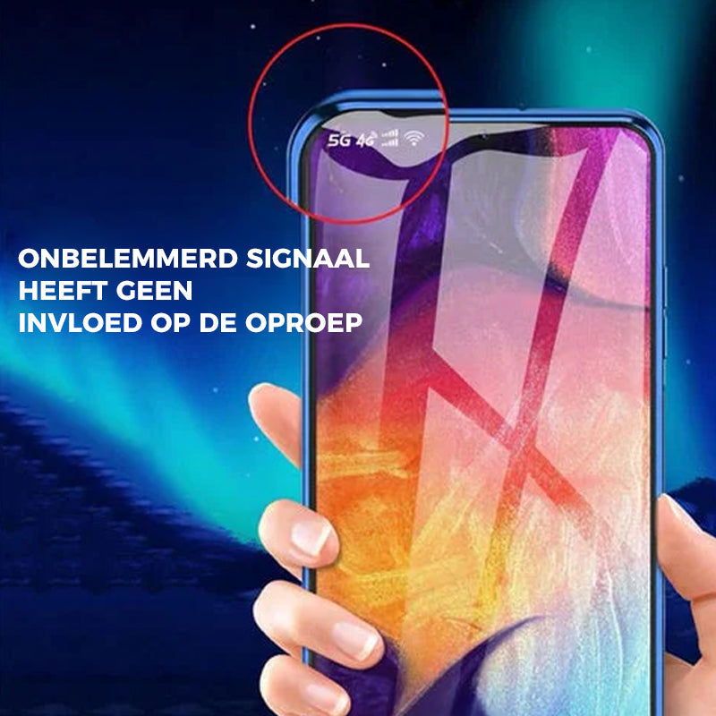 Frendorf | Magnetisches gehärtetes Glas Doppelseitige Handyhülle für Samsung